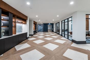 Elevator access and interior controlled climate corridors